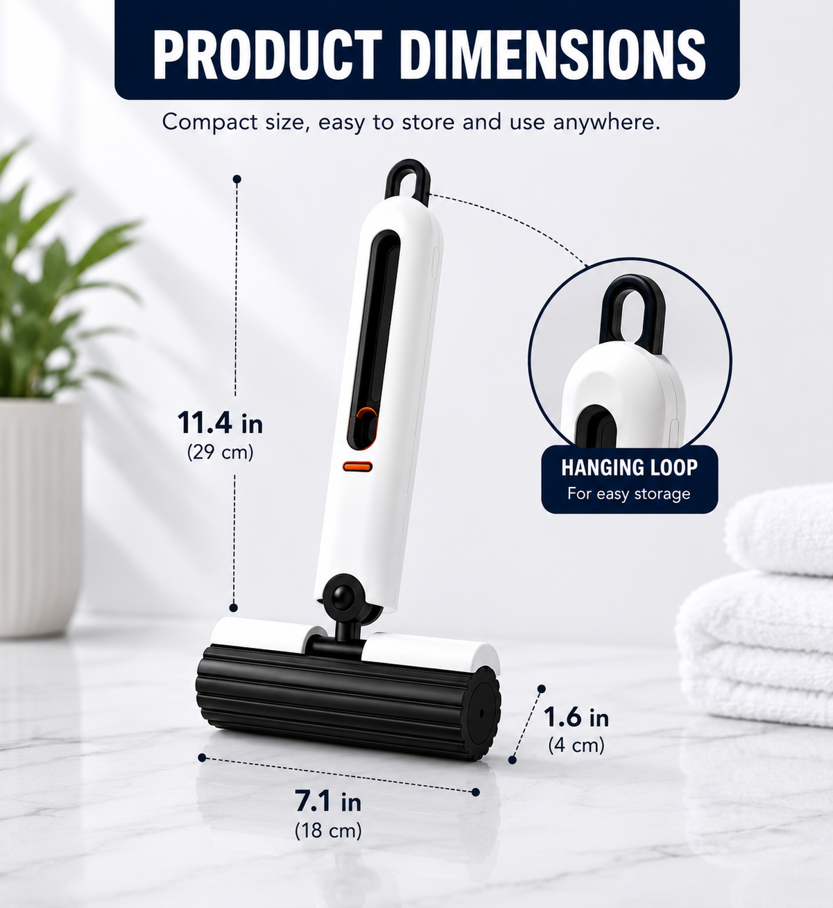 Mini Self-Squeezing Cleaning Mop